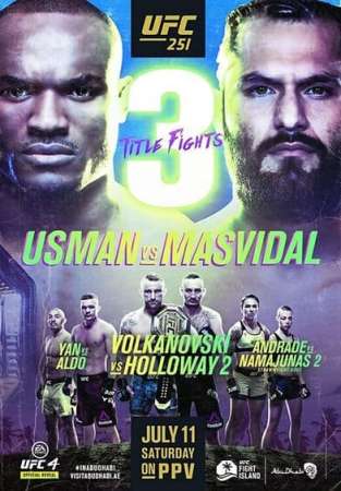 UFC 251: Камару Усман vs Хорхе Масвидаль